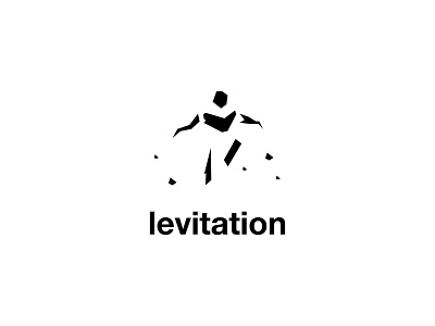 Levitation fly levitation logo magic