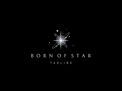 Born of star logo astrology astronomy background bright celestial constellation cosmic cosmos cosmos logo galaxy interstellar planet science sky space space logo star star logo universe universe logo