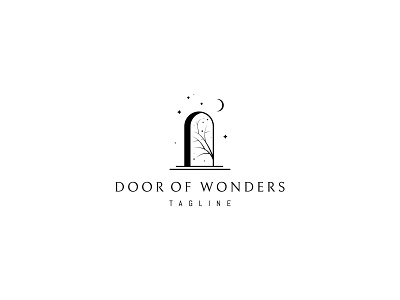 Door of wonders logo brand branding design illustration logo nature star tree umuarus vector