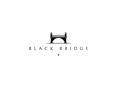 Black bridge logo brand branding design logo umuarus vector