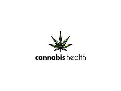 Cannabis health logo brand branding cbd design green healthcare logo nature umuarus vector