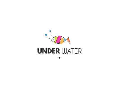 Under water logo brand branding design fishing logo nature umuarus vector