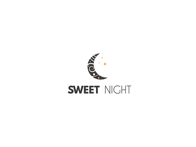 Sweet Night logo brand branding design illustration logo moon nature umuarus vector