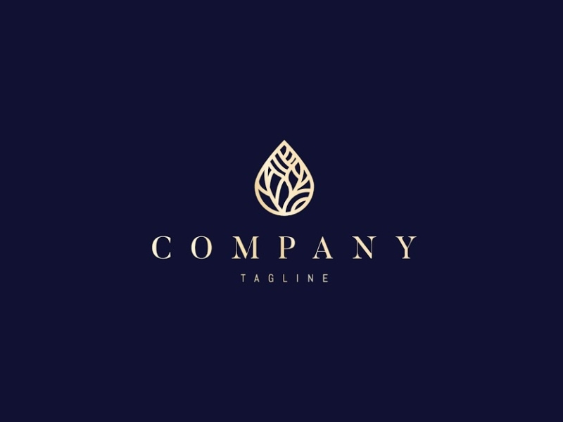 Golden Drop logo by Umuarus on Dribbble