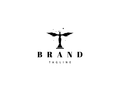 Angel logo angel brand branding design fly logo umuarus vector