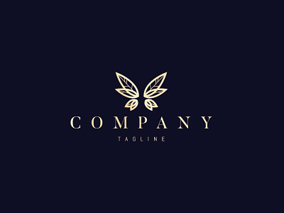 Beauty Butterfly logo brand branding butterfly logo design fly logo nature umuarus vector