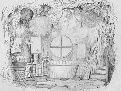 Hometree animation animationdesign drawing illustration laurierollitt london pencil setdesign