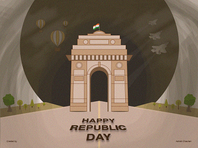 Republic Day 26 january design dribbble freedom graphic happy republic day illustration india republic republic day vector art