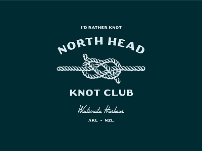 Knot Club design illustration indaclub tee typography