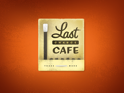 Last Chance Cafe Logo cafe food logo design restaurant