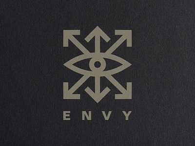 Envy Logo arrow envy eye jealousy logo
