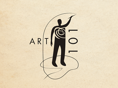 Art 101 Logo 101 art create draw line logo