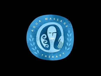 Aqua Massage Therapy Logo aqua logo massage therapy
