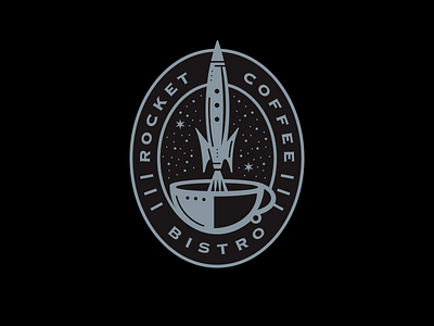 Rocket Coffee Bistro Logo bistro coffee logo rocket