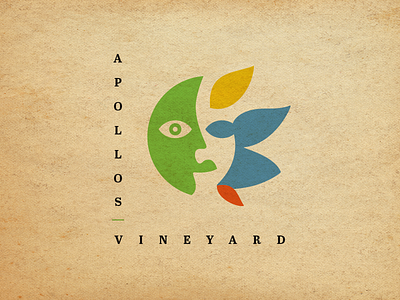 Apollos Vineyard Logo branding illustration logo logo design