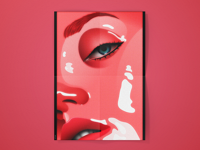 Glossy Poster Design art color design glossy gradient graphic design graphicdesign illustration pink poster poster art poster design