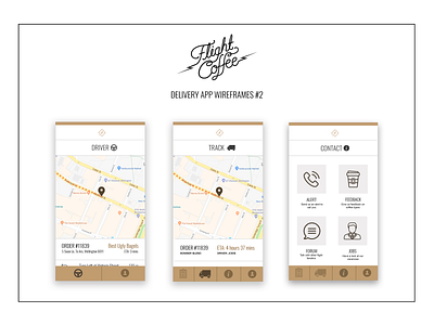 Flight Coffee mobile app #2 beans coffee coffee beans delivery jack jackupton jackuptondesign mobile ui upton ux