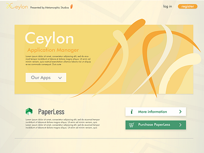 Application Manager Homepage ceylon jack jackupton jackuptondesign metamorphic studios upton