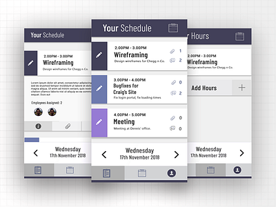 Pencil In Mobile Wireframes