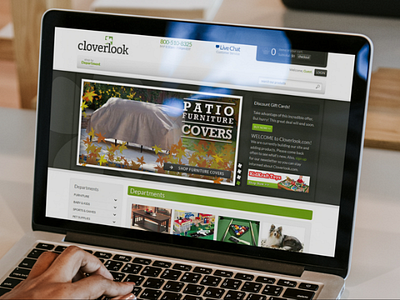 Cloverlook Website - 2013 cms css dreamweaver e commerce illustrator photoshop php webdesign