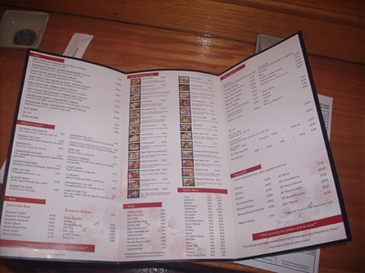 AH-SO Sushi-Steak House Menu - Branding identity - 2013 branding identity graphic design illustrator indesign menu photoshop visual identity