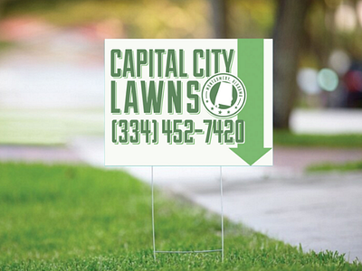 Capital City Laws Yard Sign - Branding identity - 2019 branding identity graphic design illustrator photoshop visual identity yard sign