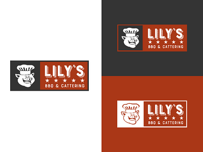 Lily's BBQ & Catering Logo - Re-Branding identity - 2020 branding identity graphic design illustrator logo