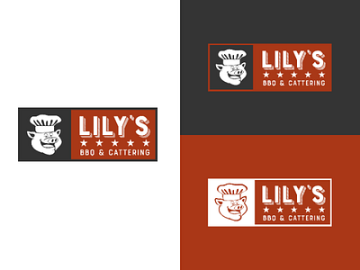 Lily's BBQ & Catering Logo - Re-Branding identity - 2020