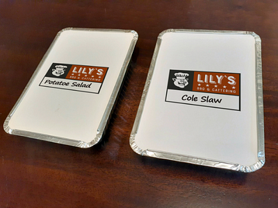 Lily's BBQ & Catering Label - Branding identity - 2020