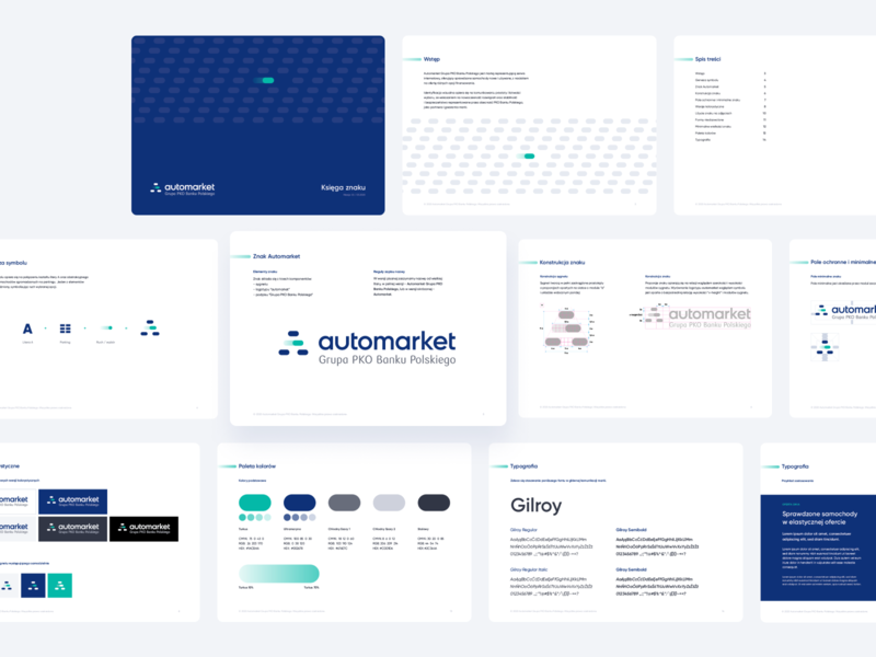 Automarket - Automotive market experience - Brand book automotive brand identity branding case study logo manual product design