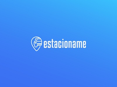 Estacioname app brand branding design icon identidad logo