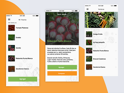 Mi huerta App - UX/UI Design