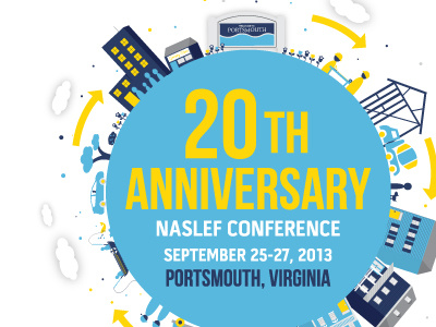 NASLEF Save The Date conference houses illustration invitation naslef portsmouth save the date virginia working