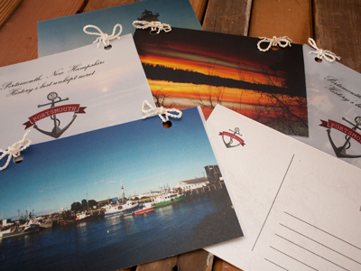 Portsmouth Rebrand city logo photography portsmouth postcards rebrand