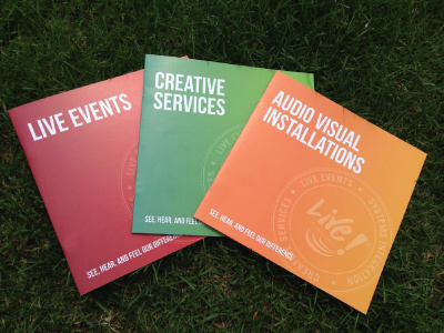 Company Brochures audio brochures creative departments design installations print