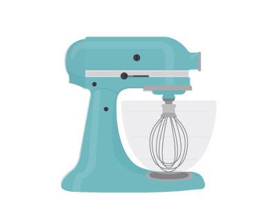 Kitchenaid Mixer appliance kitchen illustration kitchenaid cooking mixer