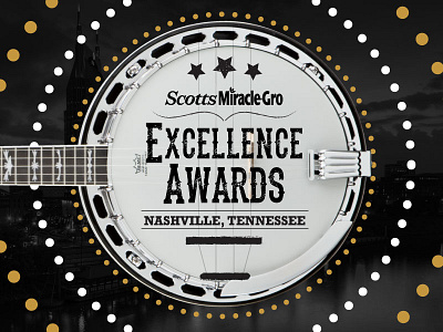 Nashville Awards awards banjo branding conference graphic design music nashville scotts theme