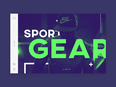 Landing Page - Sport Gear