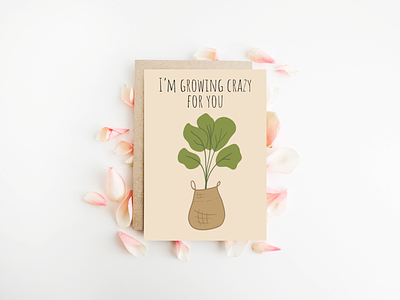 Growing Crazy card galentines house plants plants valentines