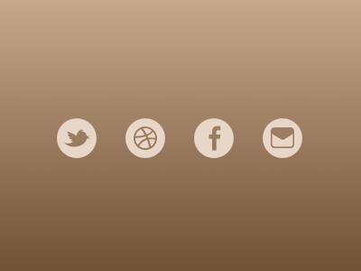 Freebie: Social Icons Flat flat freebie madeinsketch sketch social icons subtle