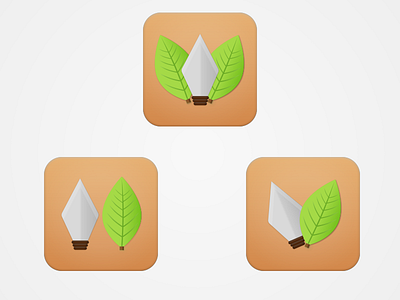 Help: Paleo App Icon icon leaf madewithsketch paleo paleolithic spear