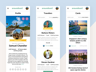 Mobile Version badge blue card community light mobile profile singapore social travel yellow