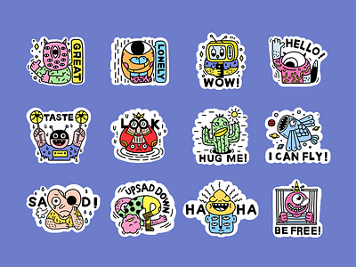 Little monster sticker