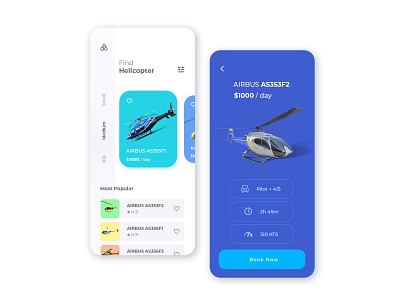 Helicopter Rent app blue clean design helicopter rent helicopter rent latest app latest trend minimal mobile app mobile app design mobile design mobile ui transportaion rent transportaion rent