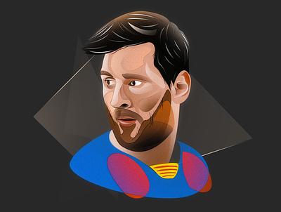Lionel Messi illustration illustrator photoshop vector