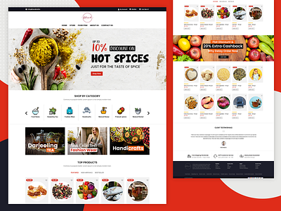 Bharat-Kraft ui design woocommerce wordpress theme