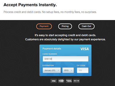 Sell ecommerce payments ribbon