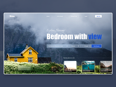 Cottage Booking Landing Page