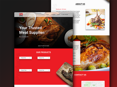 Meat Supplier Website