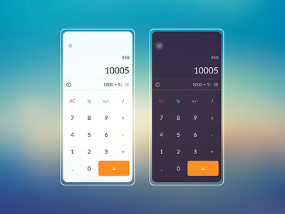 Calculator APP app design uiux